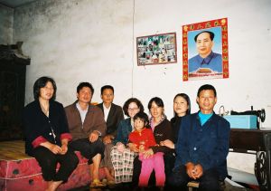 With Liu Zishun and his family in Wangchong