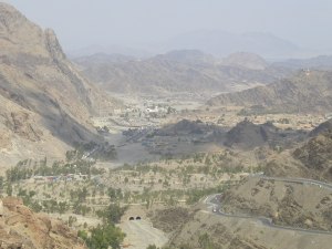 View into Afghanistan from Michni Post