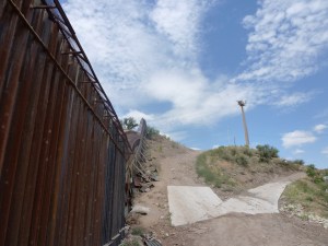 Border fence in Nogales